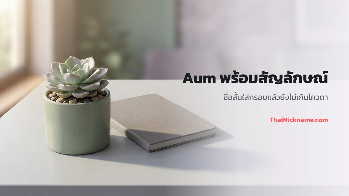 Aum พร้อมสัญลักษณ์ประกบ