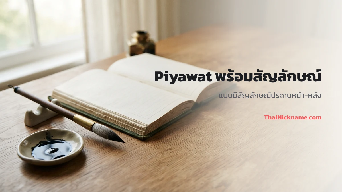 Piyawat พร้อมสัญลักษณ์สายทางการ