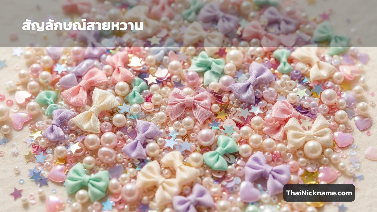 สัญลักษณ์สายหวานสำหรับผสมชื่อ