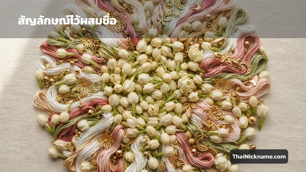 สัญลักษณ์สายหวานสำหรับผสมชื่อ